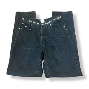 [Tommy Hilfiger] Black Jeans w Tommy Waistband
